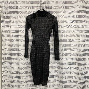 Black long sleeve sequence Dress size: s